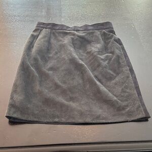 Ralph Lauren Vintage blue suede pencil skirt